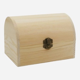[OVJ 8888888865585] OVJ Pine Wooden Box Chest 6cm x 5.5cm x 8.5cm