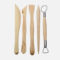 [OVJ 8888888871109] OVJ Potters Tool Set x 5