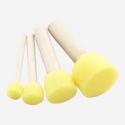 [OVJ 8888888871111] OVJ Craft Stencil Foam Brush Set x 4