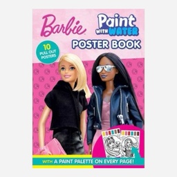 [ALLIGATOR 9781788246446] ALLIGATOR Paint With Water Poster Book - Barbie