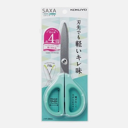 [KOKUYO 280G] KOKUYO Saxa Fluorine Non-Stick Blade Scissors Green