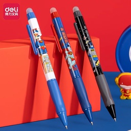[DELI A669] DELI Justice League Erasable Gel Roller Pen Black