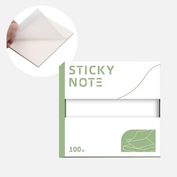 [OVJ 6976863890215] OVJ Sticky Notes Transparent 4” x 4” x 100
