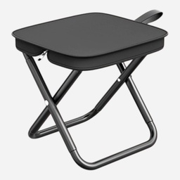 [OVJ 8888888871173] OVJ Folding Stool With Canvas Zip Bag Black