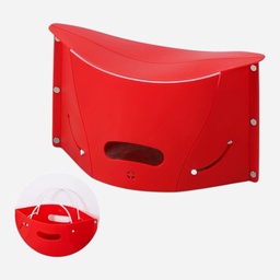 [OVJ 8888888872182] OVJ Collapsible Plastic Stool Red