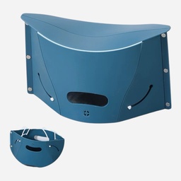 [OVJ 8888888872184] OVJ Collapsible Plastic Stool Blue