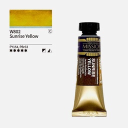 [MIJELLO MWC-W802] MIJELLO Mission Tourmaline 2-Tone Granulating Watercolor 15ml Sunrise Yellow