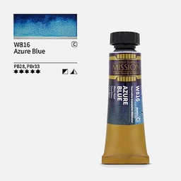 [MIJELLO MWC-W816] MIJELLO Mission Tourmaline 2-Tone Granulating Watercolor 15ml Azure Blue
