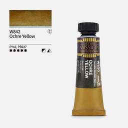 [MIJELLO MWC-W842] MIJELLO Mission Tourmaline 2-Tone Granulating Watercolor 15ml Ochre Yellow