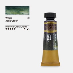 [MIJELLO MWC-W828] MIJELLO Mission Tourmaline 2-Tone Granulating Watercolor 15ml Jade Green