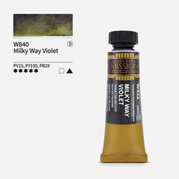 [MIJELLO MWC-W840] MIJELLO Mission Tourmaline 2-Tone Granulating Watercolor 15ml Milky Way Violet  (Pre-Order)