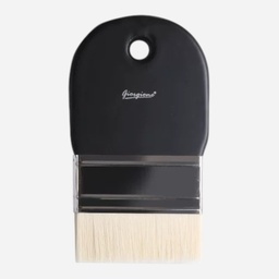 [OVJ 6972919468032] OVJ Background Gesso White Taklon Flat Brush 75mm