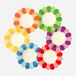 [OVJ 8888888830009] OVJ Color Flower Paper Plate 13cm x 50
