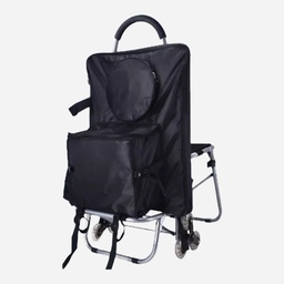 [OVJ 8888888830051] OVJ Backpack Chair Art Trolley Black