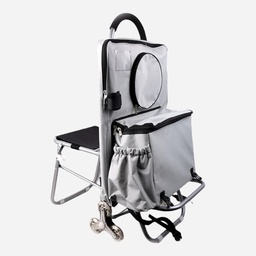 [OVJ 8888888830053] OVJ Backpack Chair Art Trolley Space Grey