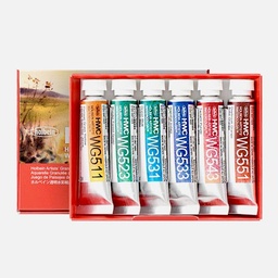 [HOLBEIN WG598] HOLBEIN Artist Granulating Watercolor 5ml Landscape Set x 6