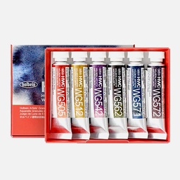 [HOLBEIN WG599] HOLBEIN Artist Granulating Watercolor 5ml Moon Set x 6