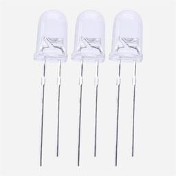 [OVJ 8888888829980] OVJ LED Indicator Lamp 3V 5mm Fast Flashing 3-Color x 100