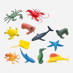 [OVJ 8888888839510] OVJ Diorama Sea Creatures 5cm x 12