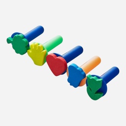 [OVJ 8888888829841] OVJ Craft Foam Stamp Set x 5