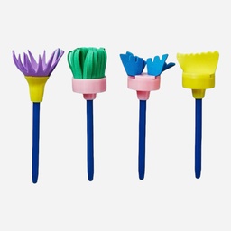 [OVJ 88888829840] OVJ Craft Foam Broom Brush Set x 5