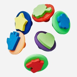 [OVJ 8888888829512] OVJ Craft Round Foam Stamp Set x 6