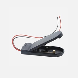 OVJ CR2032 Button Cell Double Battery Holder Black x 10