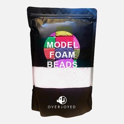 [OVJ FCWE] OVJ Model Foam Beads Air Dry Clay 500g White