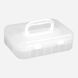 [OVJ 6934821809334] OVJ Drawing Pencil Storage Box Smoke White