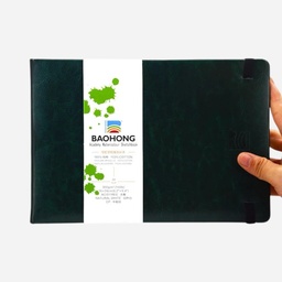 [BAOHONG 69325801548] BAOHONG Academy 100% Cotton Watercolor Paper Book 300gsm Cold Press 12cm x 16cm x 24