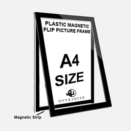 [OVJ 6972024090944] OVJ Acrylic Magnetic Flip Picture Frame A4 Black