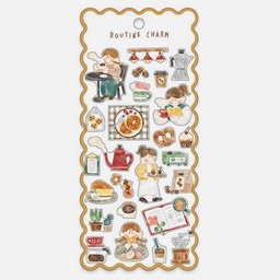 [MIND WAVE 82186] MIND WAVE Sticker Routine Charm Cafe