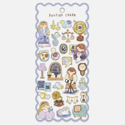 [MIND WAVE 82190] MIND WAVE Sticker Routine Charm Night