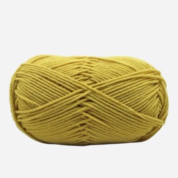 [OVJ 8888888803301] OVJ Milk Cotton Yarn 50g 01 Ginger Yellow