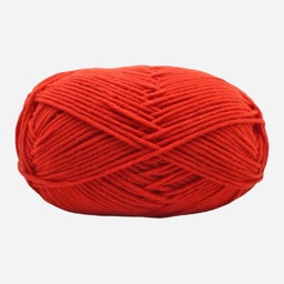 [OVJ 8888888803320] OVJ Milk Cotton Yarn 50g 20 Bright Red
