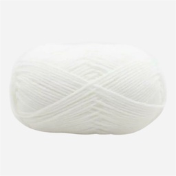[OVJ 8888888803368] OVJ Milk Cotton Yarn 50g 68 Bleached White