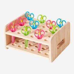[OVJ 8888888815256] OVJ Wooden Scissors Organiser 30-Hole