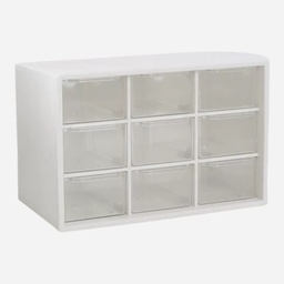 OVJ 9-Drawer Plastic Organiser