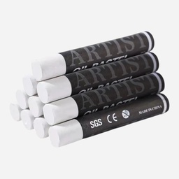 [OVJ 8888888866660] OVJ Soft Oil Pastel 10mm x 70mm White