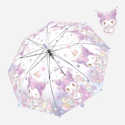 [OVJ 6942146105765] OVJ Sanrio Transparent Violet Umbrella Kuromi