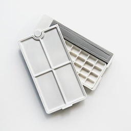 [OVJ 6973645371184] OVJ Plastic Box Palette 24-Pan White