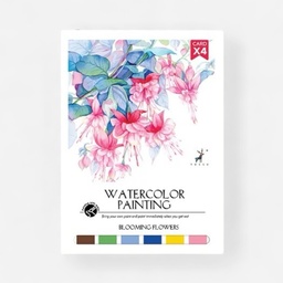 [OVJ 6971184542980] OVJ Watercolor Painting Kit - Blooming Flowers