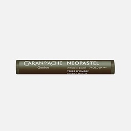 [CARAN D'ACHE 7400.049] CARAN D'ACHE Neopastel Oil Pastel Raw Umber