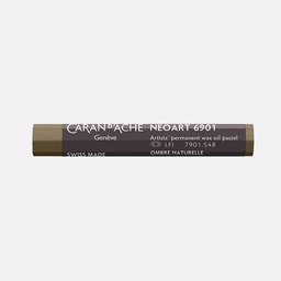 [CARAN D'ACHE 7901.548] CARAN D'ACHE Neoart 100% Lightfast Wax Oil Pastel Raw Umber
