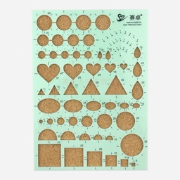 [OVJ 6972487737868] OVJ Quilling Paper Template Board 15cm x 21cm