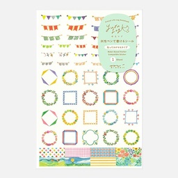 [MIDORI 82680006] MIDORI Yuru Log Sticker Decoration x 1