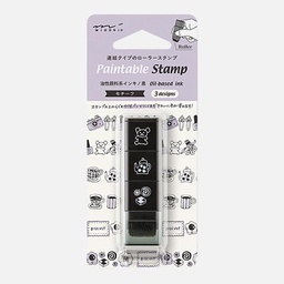 [MIDORI 35629006] MIDORI Paintable Stamp Roller Motif