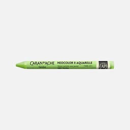 [CARAN D'ACHE 7500.231] CARAN D'ACHE Neocolor II Water-Soluble Wax Pastel Lime Green