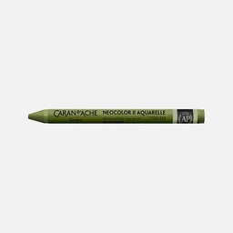 [CARAN D'ACHE 7500.249] CARAN D'ACHE Neocolor II Water-Soluble Wax Pastel Dark Olive