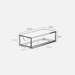 [OVJ 6923314046653] OVJ 4665 Modular Acrylic Storage Drawer (S) 5cm x 7.6cm x 16.5cm